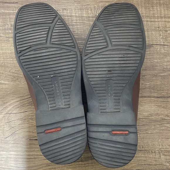 Rockport Men's Chestnut Leather Slip-Ons - Picture 8 of 9